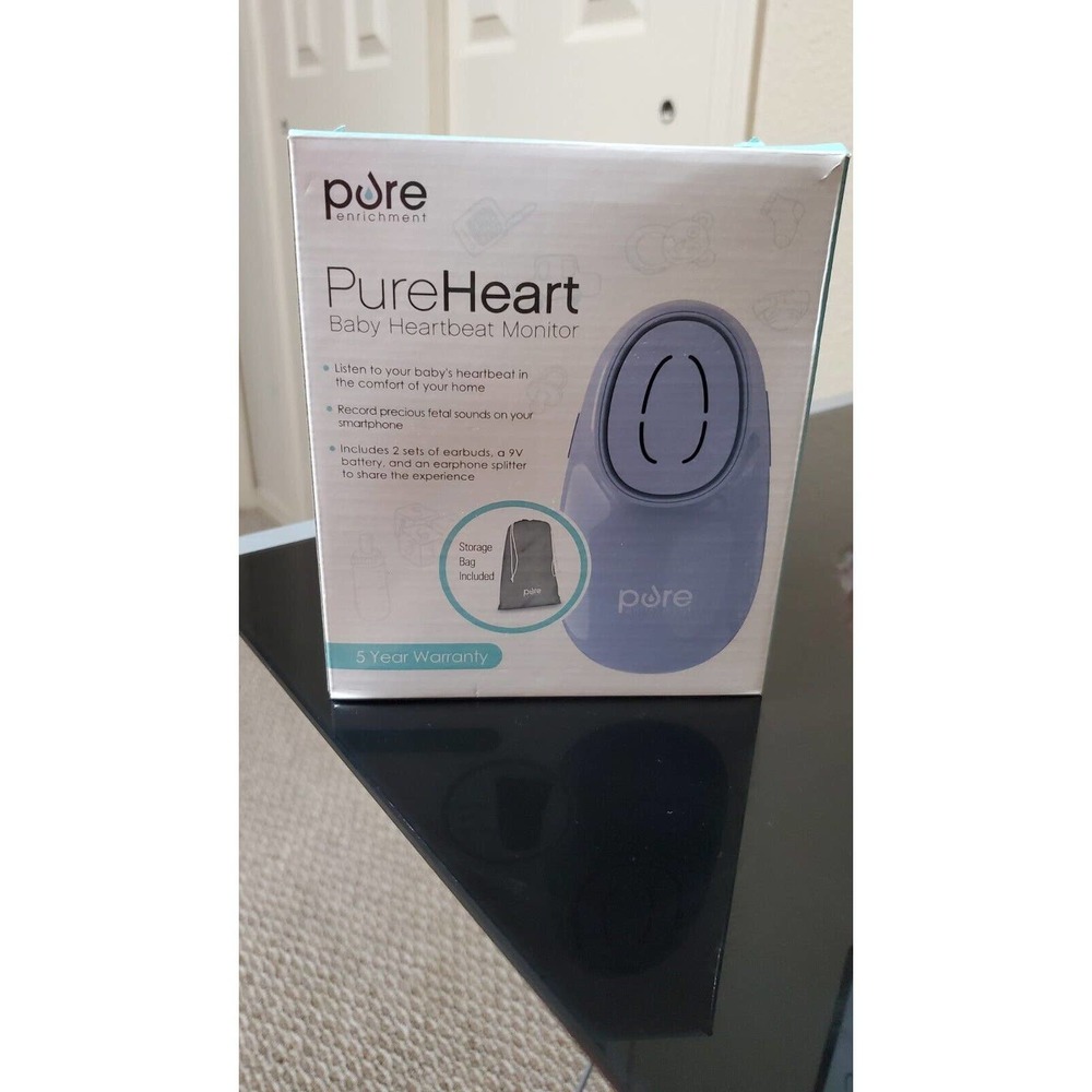 Pure Enrichment Pure Heart Baby Heartbeat Monitor New